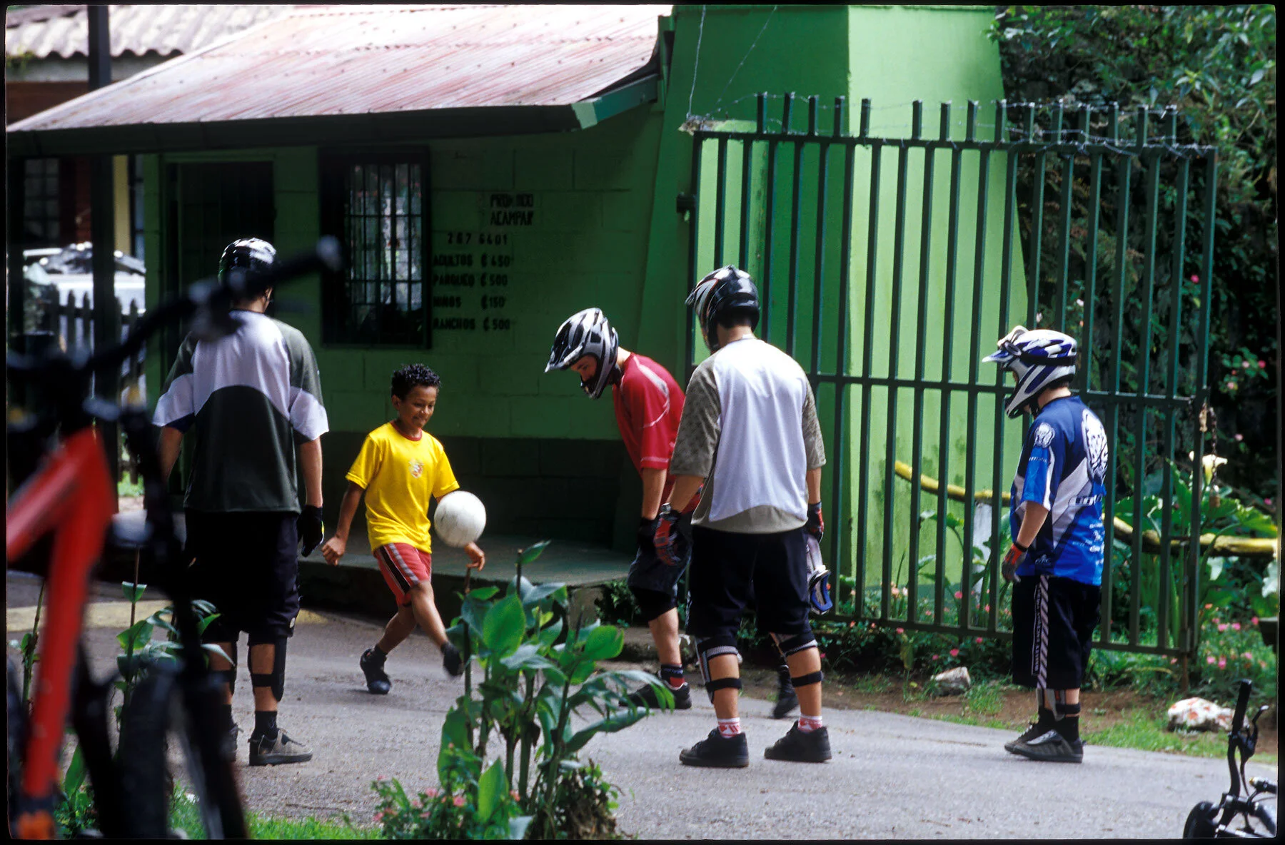 Boy with skills. Soccer is life in Costa Rica.