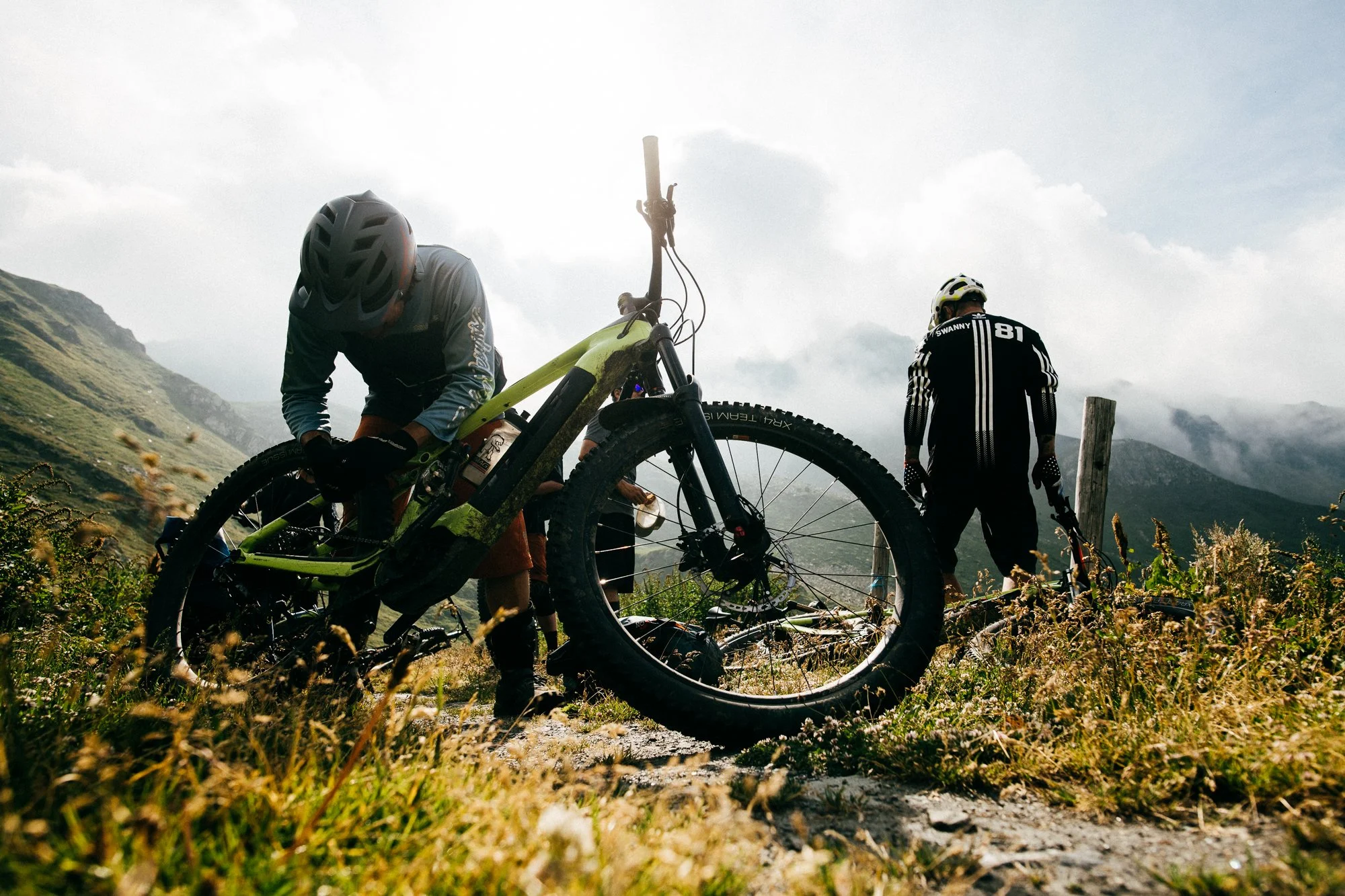 Fixing electric bike in Italy mountains