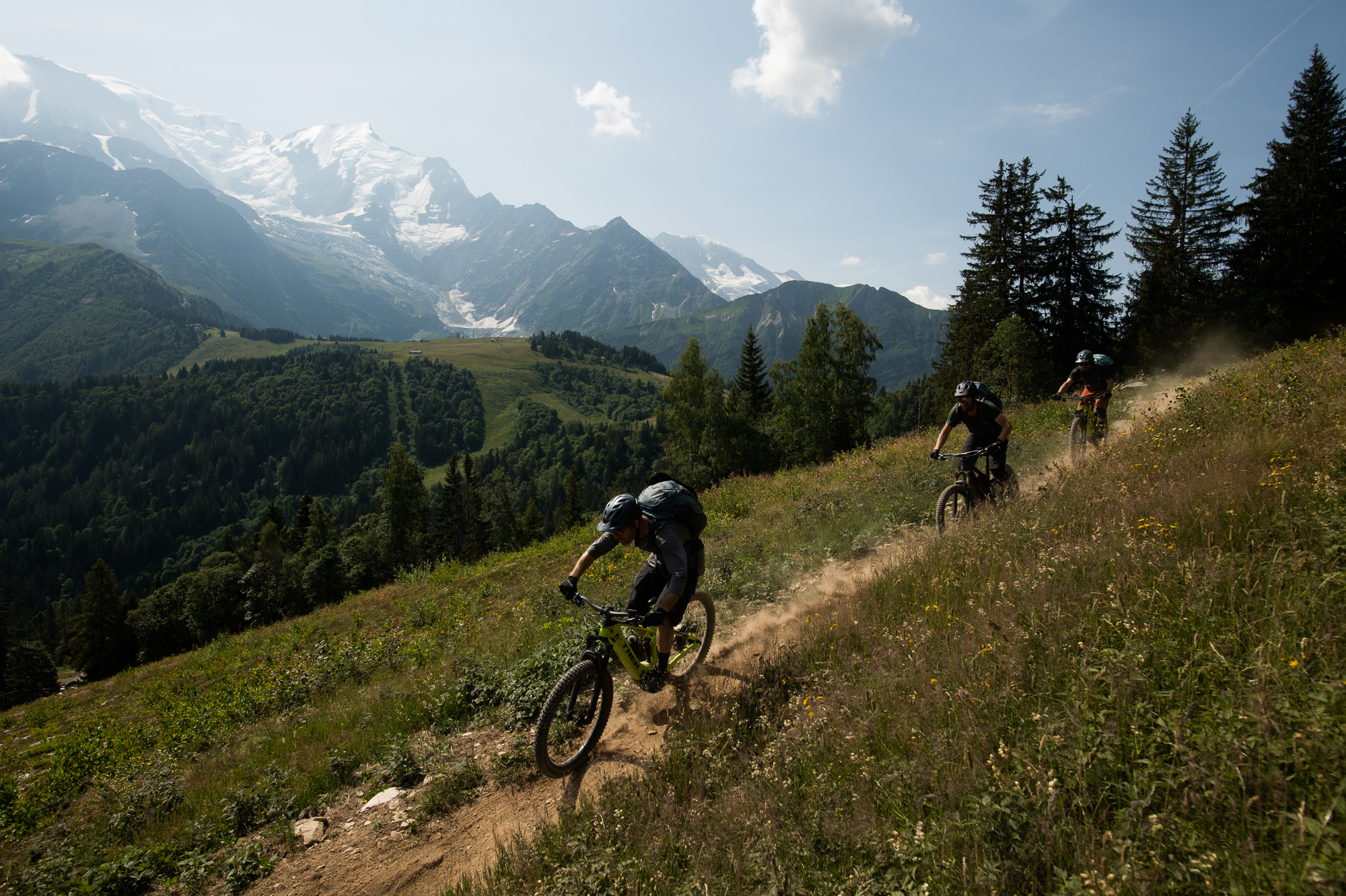mountain biking Chamonix