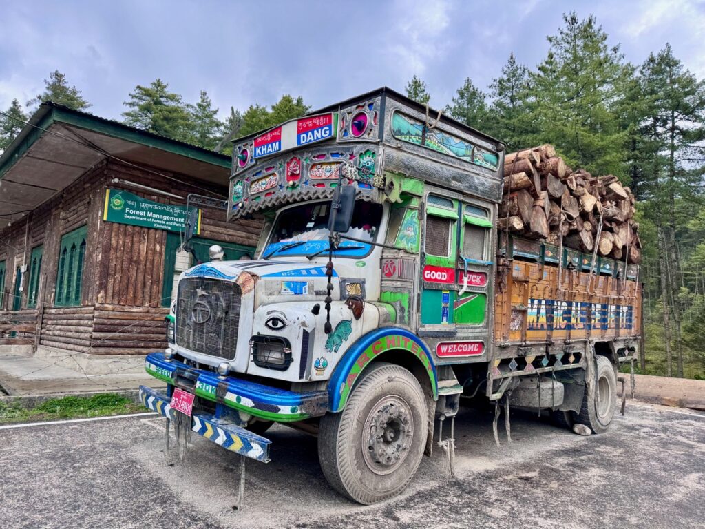 Cool truck in Bhutan